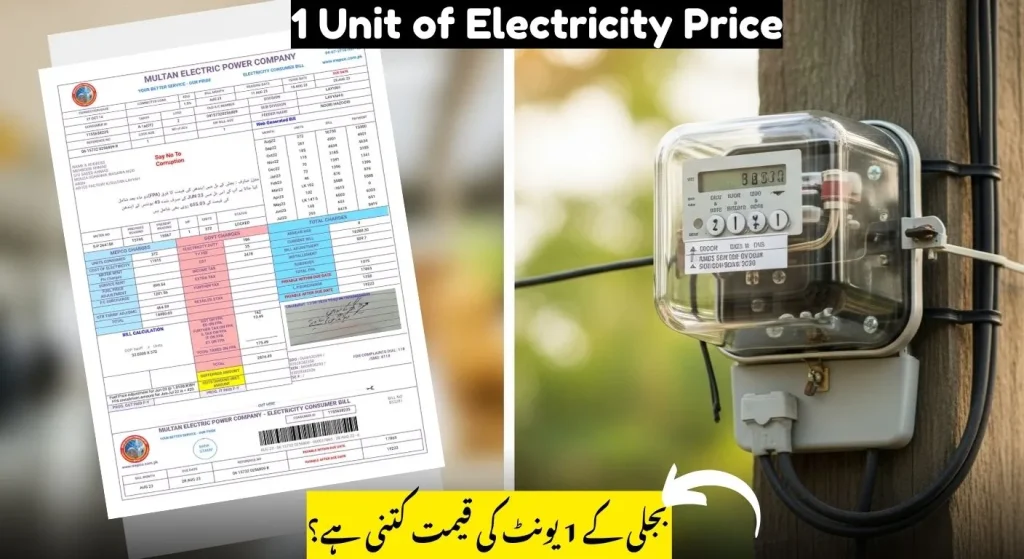 1 unit of Electricity price